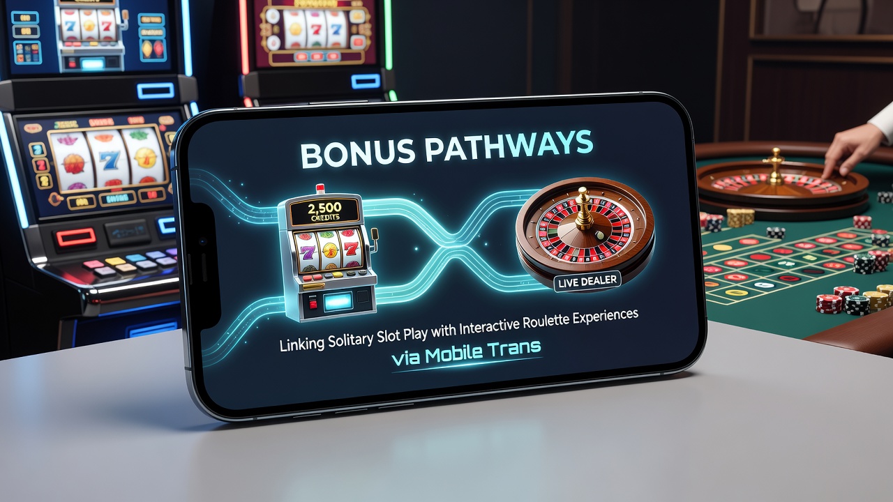Smartphone screen showing real-time roulette table with bonus balance transferred from slot play