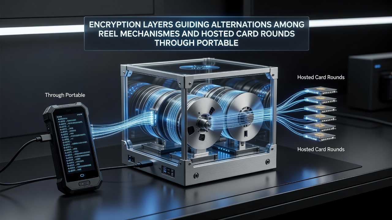 Secure portable transaction flows connecting reel spinners and live card tables via encrypted layers