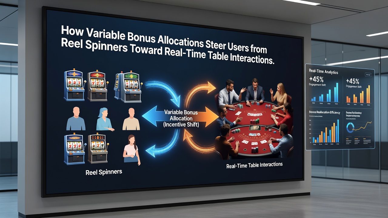 Smartphone screen capturing real-time table interaction after bonus-driven transition from slots